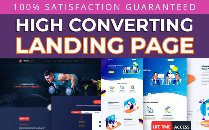 design an amazing sales page that generate leads
