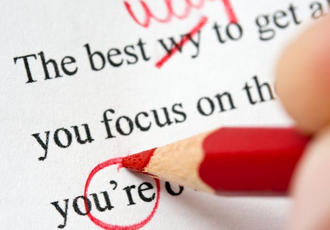 proof read up to 750 words