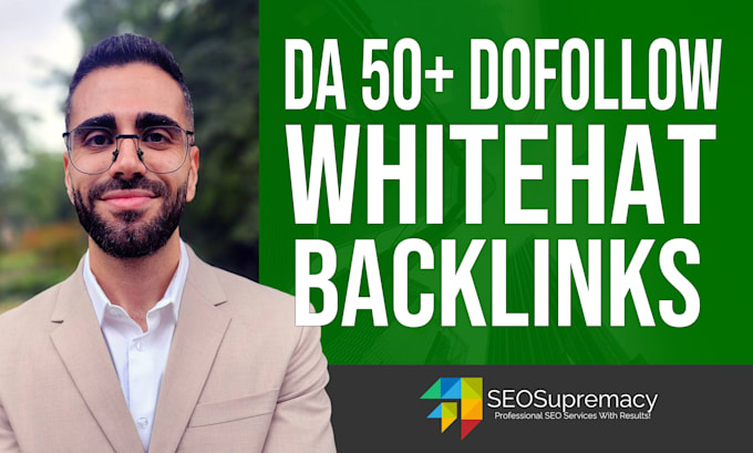 seo backlinks high da quality dofollow link building google ranking