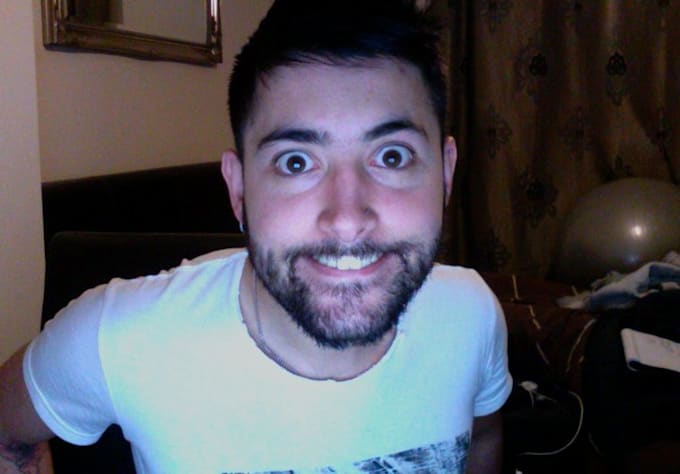 record a 1 min Creepy Video Message