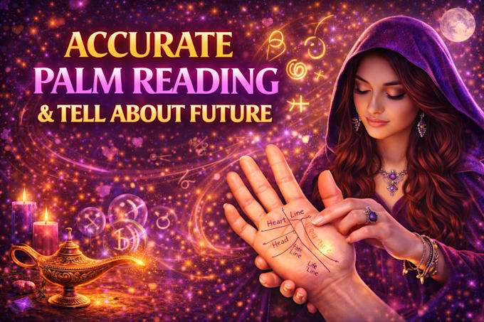 do accurate palm reading and tell about future