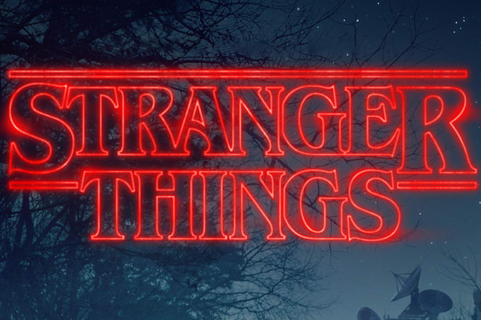 create quality strange thing titles intro