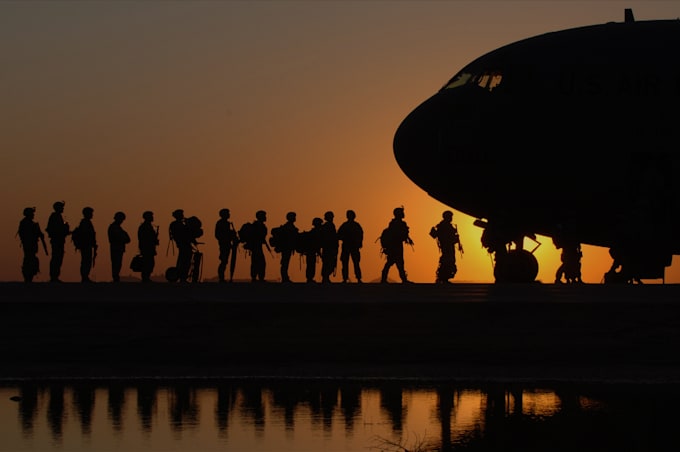 create military video intro and outro