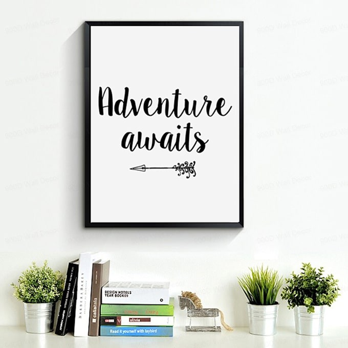 design printable posters for your home