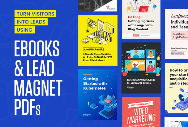 Design your lead magnet ebook white paper pdf by Anasabouzaradi Fiverr