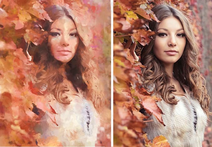 to paint an impressionist portrait