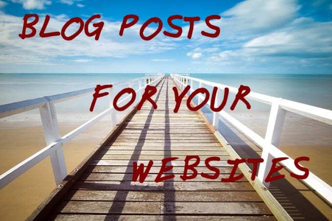 write a blog post for your website