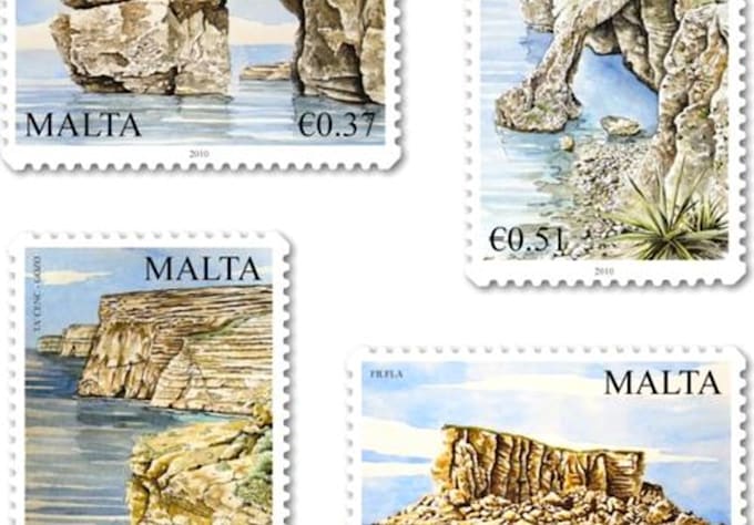 send 10 stamps from malta