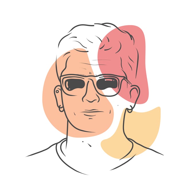 create your portrait in minimalist style