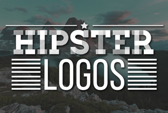 make an amazing unique hipster logo