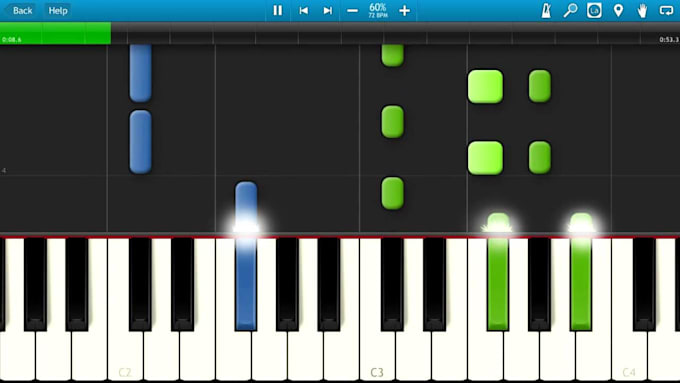 transcribe piano midi sheet tutorial for any song