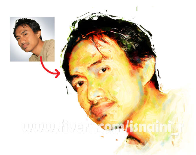 Turn Your Selfie Or Photo Into Awesome Digital Painting By Isnaini R