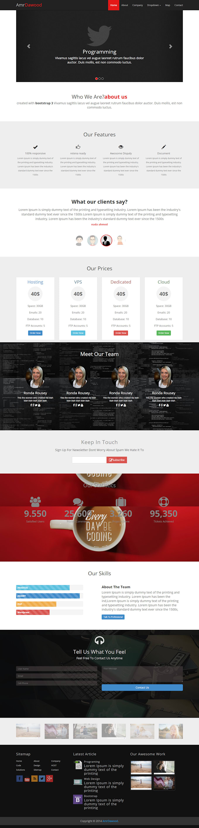 convert psd,jpg,png to a Responsive HTML using Bootstrap