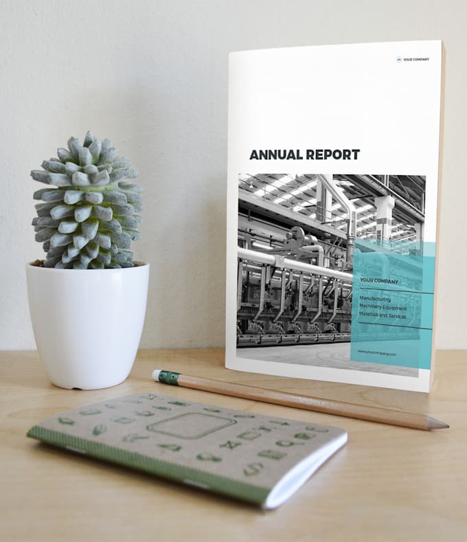 design a professional annual report, business proposal, or booklet