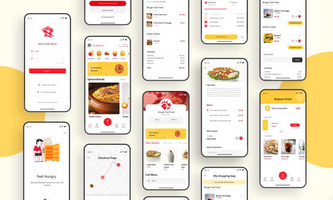 I will design mobile app ui ux and prototype