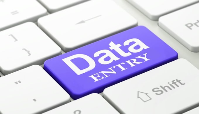 do data entry with zero errors