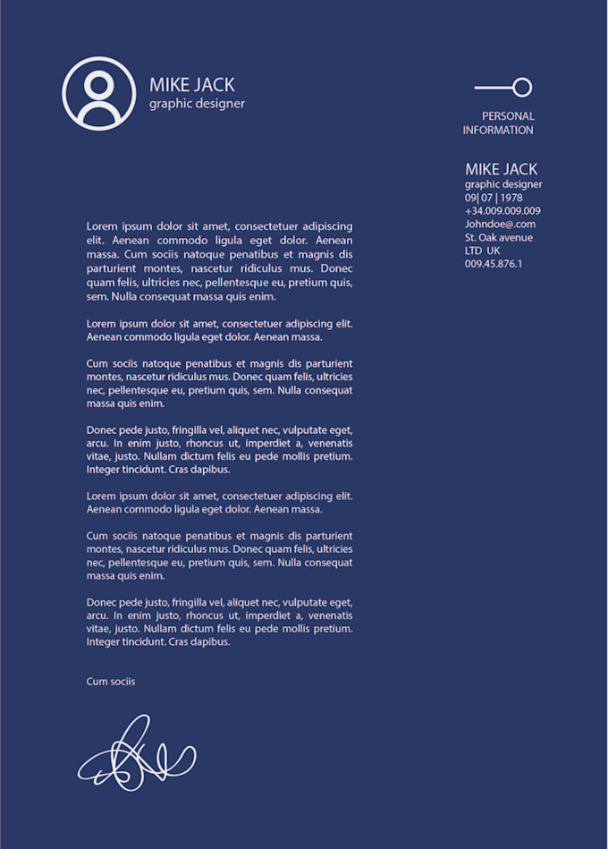design Resume for you