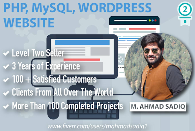 build php, mysql website with any functionality
