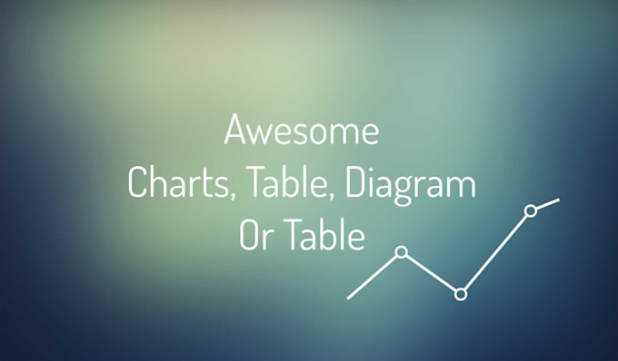 create costum awesome table, graph, chart or diagram