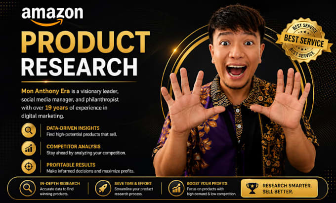 do amazon product research for you