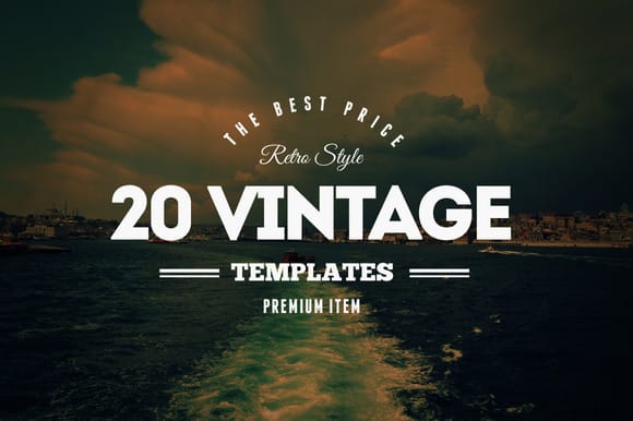 create an retro vintage logo