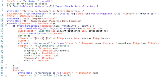 help you with your powershell scripting