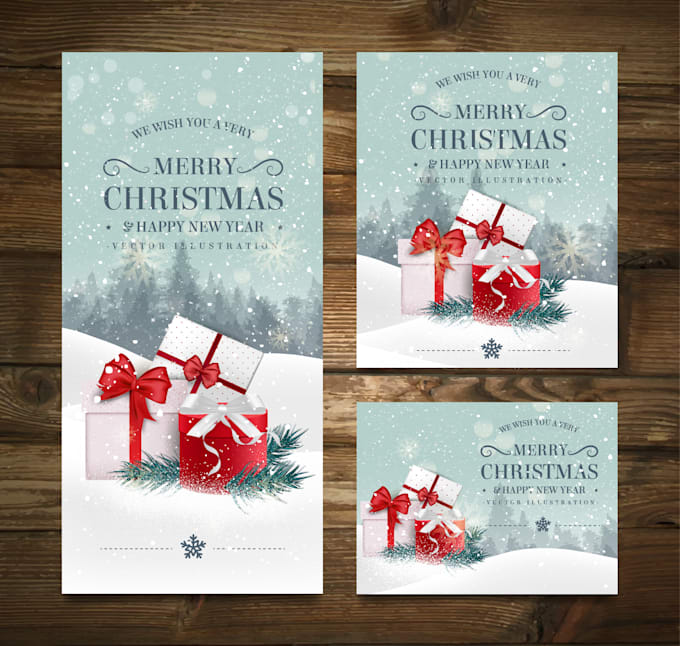 design your christmas card, flyer