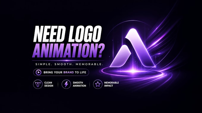 make animated logo intro video