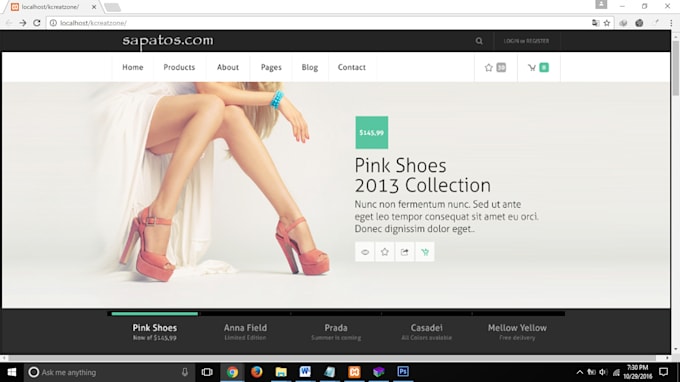 create your website from psd to website template