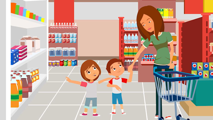 create 2d animated explainer video