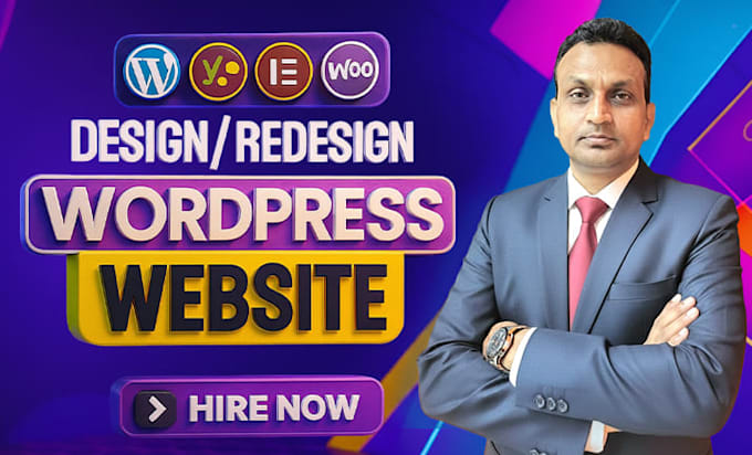 build a modern, fast and fully responsive wordpress or ecommerce website