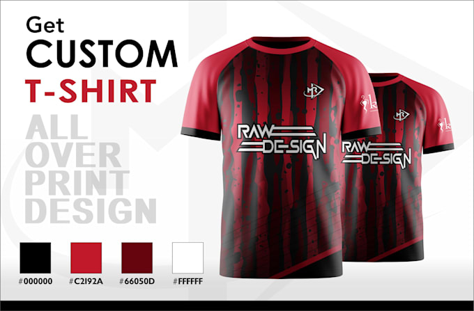 design all type of t shirts mockups and artworks