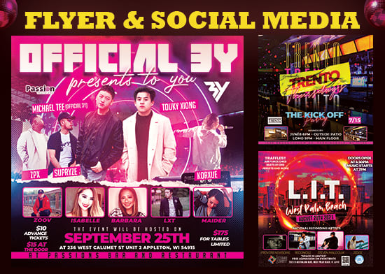 design high converting flyers and social media posts for your brand