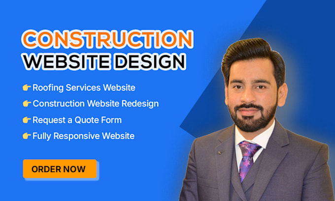 create wordpress website, construction website on wordpress
