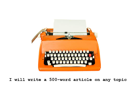 write a blog article up to 500 words