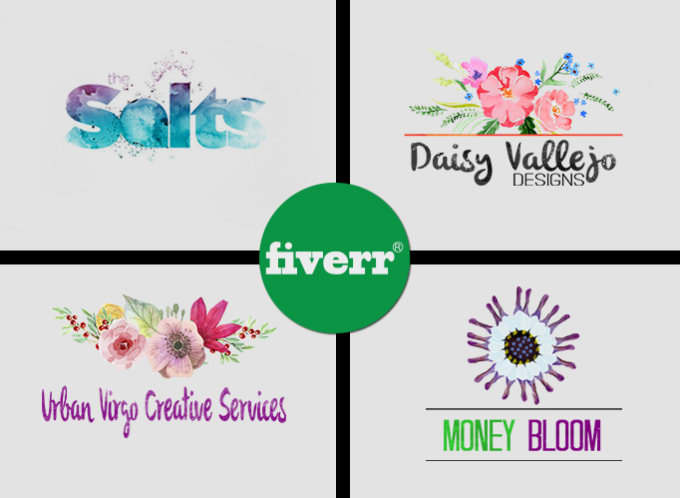 design watercolor logo 24hrs