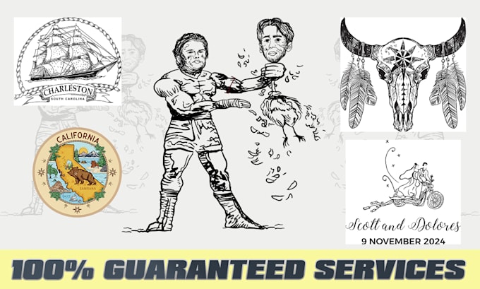 design a vintage, hand drawn logo