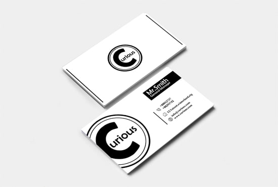 design simple and eye catching business card