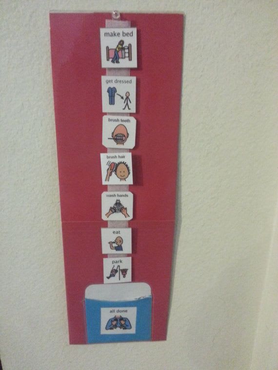 create a visual schedule for you or your child
