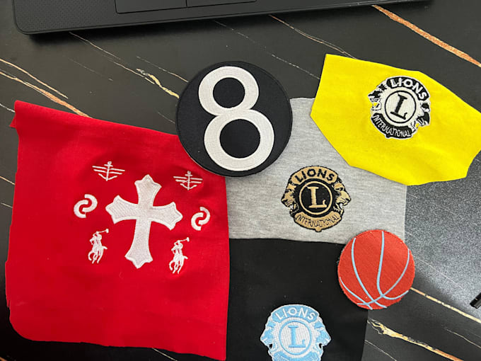 do custom embroidery and sublimation patches file digitizing