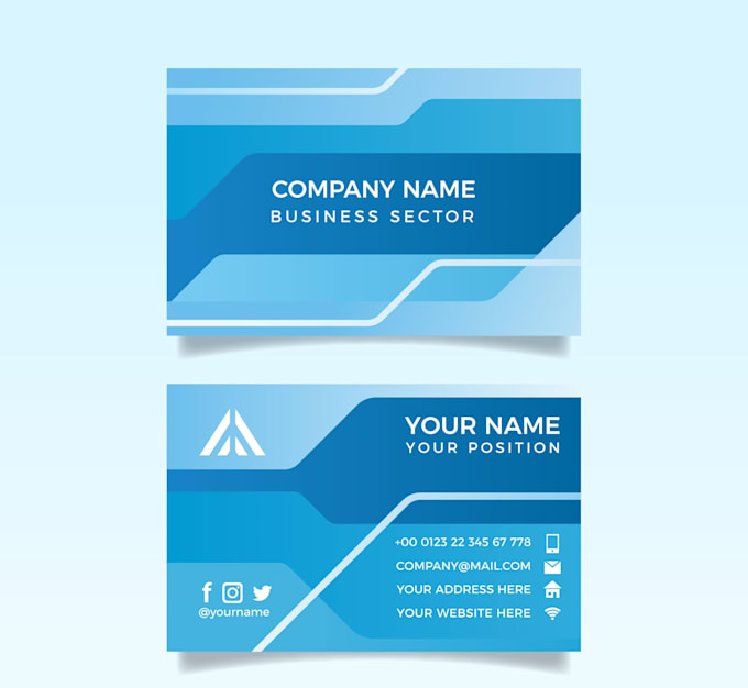 design minimalist and unique business card