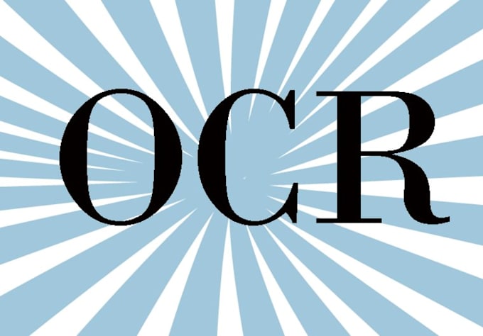 ocr your pdf files and correct errors