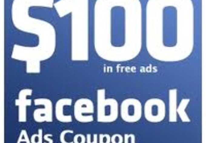 give you 100 usd facebook ads VOUCHER that works worldwide immediately