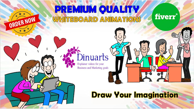 create a high quility whiteboard animation explainer video