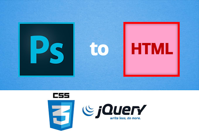 convert your PSD to html