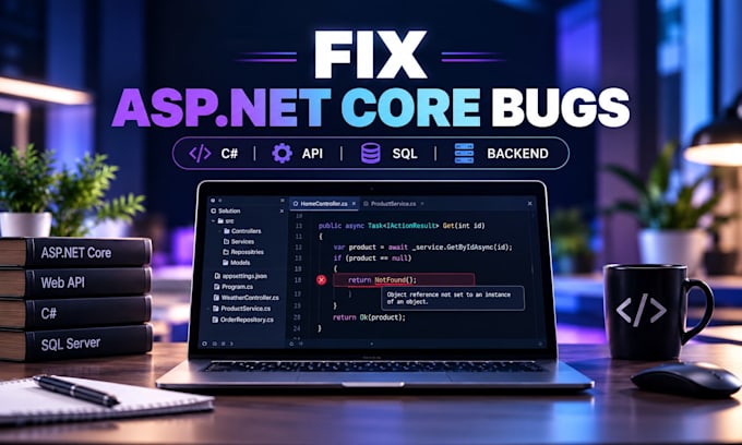 fix asp net core bugs and backend issues