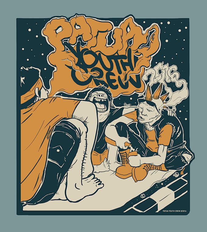 make original drawing gigs poster