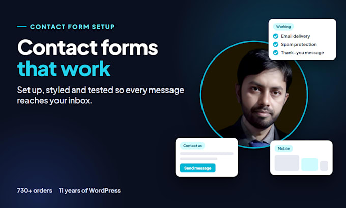setup responsive contact form for any website