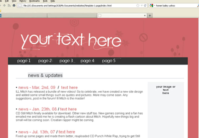 build you a brand new website