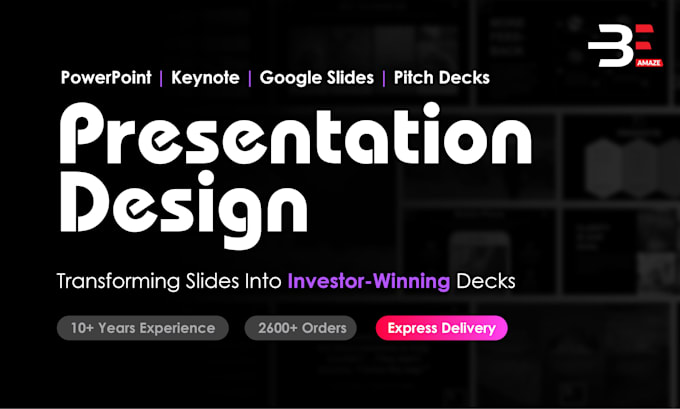 redesign your pitch deck and powerpoint presentation